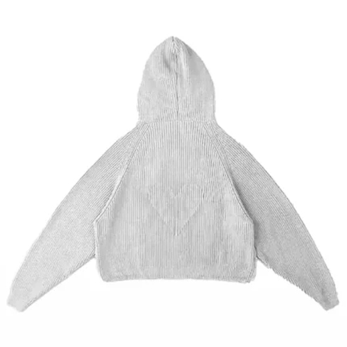 Vwoollo Heart Hoodie Grey