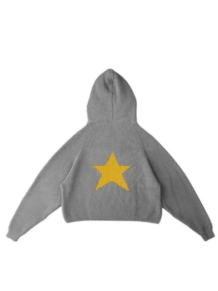 Vwoollo Brown Hoodie Star