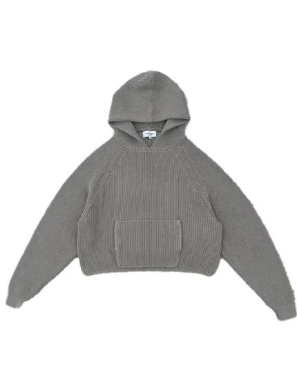 Vwoollo Knit Hoodie Grey