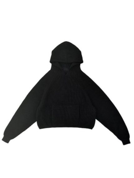 Vwoollo Hoodie Knit Black